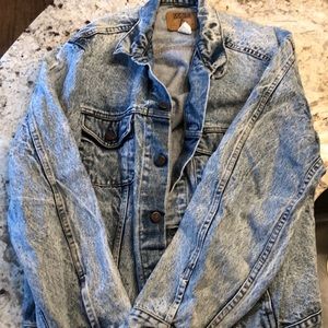 Acid Wash Vintage Denim Jacket